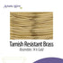 Artistic Wire, 22 Gauge 8 Yards/Pkg, Natural Non-Tarnish Brass...