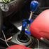 Blue Manual Shifter Extender 12x1.25, Adjustable Height Shift Knob Extender M10*1.5 Aluminum Shift Knob Extension with 4 Adapters for Most Vehicle...
