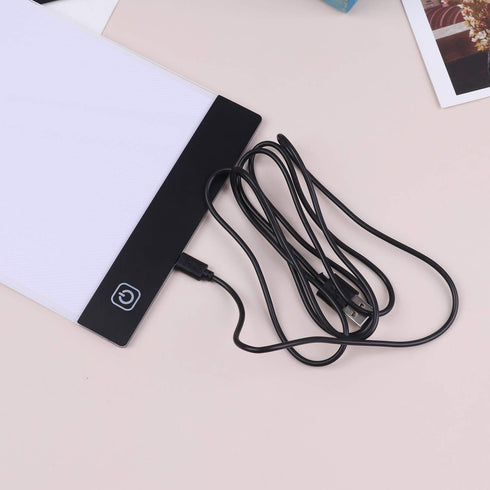 A5 LED Drawing Tablet Thin Art Stencil Drawing Board Light Box tracing Table pad, for 5D Diamond Painting Full Drill Embroidery, Cross Stitch Embr...