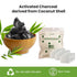 Green Piece® Overstuffed - Pack of All Natural Baby Diaper Pail Deodorizer Activated Charcoal Air Purifier - Pack of 15 Double Sized Sachets (24g)...