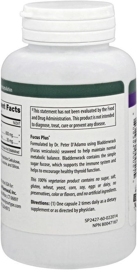 D'Adamo - Fucus Plus 60 vcaps...