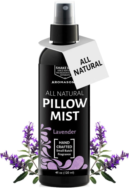 Aromasong Lavender Pillow Spray for Sleeping - All Natural Calming Linen & Bedtime Sleep Mist for Deep Sleep - Pillow Spray Aromatherapy with Bota...