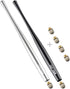 Elzo Stylus Pen Combo Universal Capacitive Touch Screen 2 Packs with 4 Replacement Fiber Fine Tips for Tablet iPad, iPhone, Samsung, Microsoft Sur...