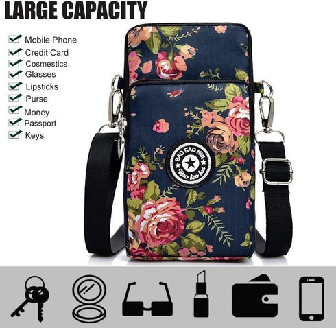 JANKS Small Crossbody Bags for Women Mini Cell Phone Purses Handbag Shoulder Bag...