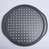 Latest 13 Inch Nonstick Carbon Steel Pizza Pan Bakeware with holes Pizza Baking Pan for Oven Baking Supplies?35x32x1.3cm?...