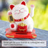 Acogedor Solar Waving Cat, Good Luck Lucky Welcoming Cat Waving Arm, for Car Home Office Decoration(White)...