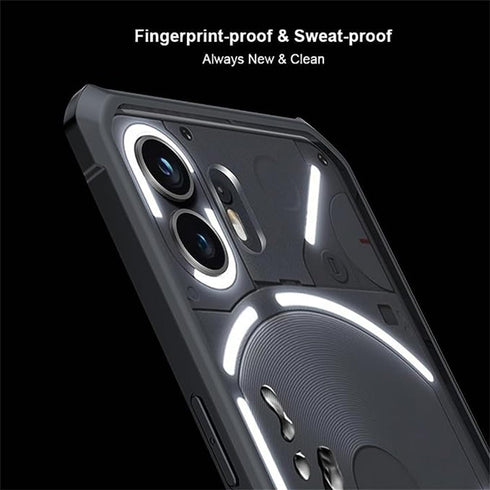 for Nothing phone 2 Transparent Case Ultra-thin Cover Soft TPU Bumper + Acrylic Clear Back Military Grade Airbags Shookproof Drop Protection for N...