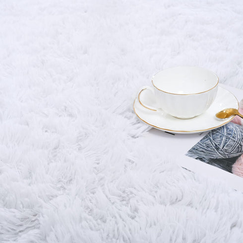 ISEAU Super Soft Fluffy Rugs Shag Area Rug for Bedroom Living Room Fuzzy Mat Plush Anti-Slip Carpets Bedside Mats for Boys Girls Teen Room Nursery...