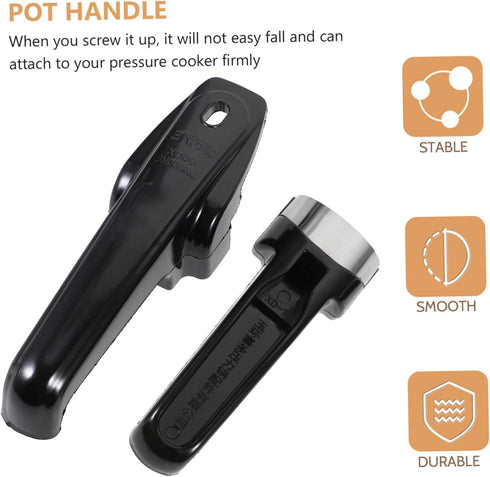 1 Set pressure cooker handle pressure pot handle pressure cooker part universal handle for replacement replaceable pot handle ollas bakelite three...