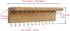 SANY DAYO HOME Jewelry Organizer with 24 Hooks and Cosmetics Shelf, 12 x 3 x 4 inches Wall Mounted Rustic Pine Wood Holder for Necklaces and Brace...