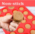 CAKETIME Silicone Muffin Pan Mini 24 Cups Cupcake Pan, Nonstick Food Grade Silicone Baking Pan 1 Pack...