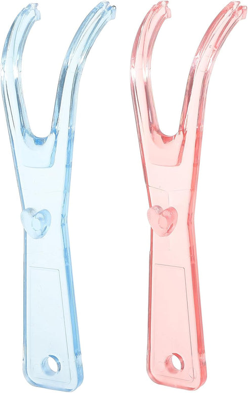 2pcs Dental Flosses Holder,Reusable Flosser,Flosses Handle Holder,Flosser Handle Holder,Replacement Flosses Pick Holder,Replacements Flosses Handl...