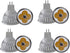 JKLcom 4W LED MR16 Bulbs 12V 4W LED Spotlight Bulb for Landscape Track Light, MR16 GU5.3 Base,12 Volt,4W(35W Equivalent Halogen Replacement),Warm ...