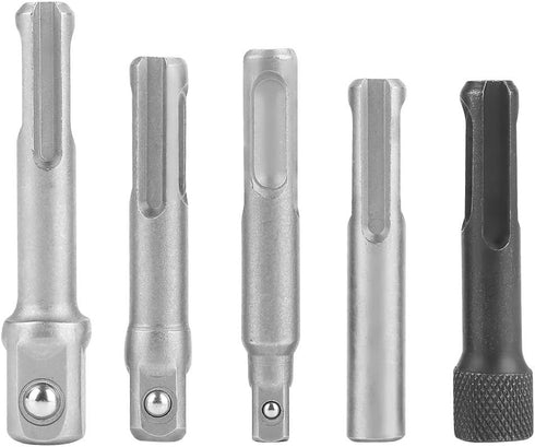 Fafeicy Socket Wrench Adapter, 3PC SDS Plus Steel Socket Adapter 2PC SDS Socket Hexagonal Extension Electric Tool Accessories...