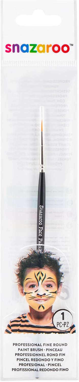 Snazaroo Professional Face Paint Brush, Fine Round...