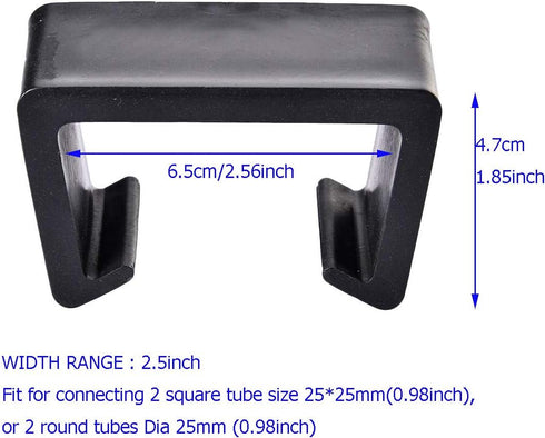 Wicker Patio Furniture Clips, Chair Couch Clip Sectional Connector for Outdoor Garden Rattan Aligment Rattan Furniture Clamps,Large 6Pieces...
