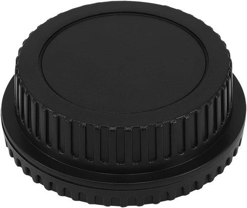 Haoge Camera Body Cap and Rear Lens Cap Cover Kit for Canon EOS EF EF-S EFS Mount Camera Lens Such as Rebel XT XTi XS XSi T1i T2i T3 T3i T4i T5 T5...