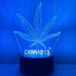 420 Leaf 3D LED Table Lamp Night Light Optical Visual Illusion Home Decor Lighting...