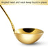 KEAWELL Gorgeous 1 oz. 18/10 Stainless Steel Gravy Ladle, Antique Small Ladle for Stirring, Mirror finished Soup Ladle Spoon and Dishwasher Safe (...