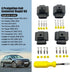 Ignition Coil Connector 4-Pack and 0.3CM Space Take-up Tool Fit for Audi VW Replace 4B0 973 724 4B0973724 4-Way Female Coil Connectors Repair Kit...