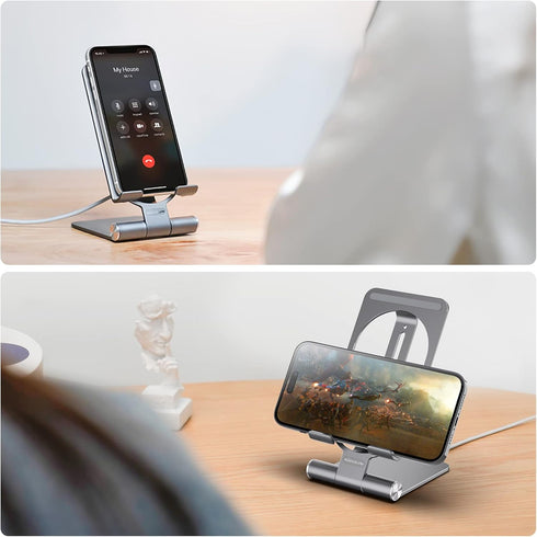 Nillkin Fast Wireless Charger - Metal Foldable and Adjustable Wireless Charging Stand for iPhone 15 14 13 12, Samsung Galaxy S24 S23 S22 S21 Ultra...