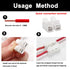 Tnisesm 100Pcs Push Quick Wire Cable Connector,White Wiring Terminal,Spring Loaded Electrical Connectors for Home Lighting Appliances & Automotive...