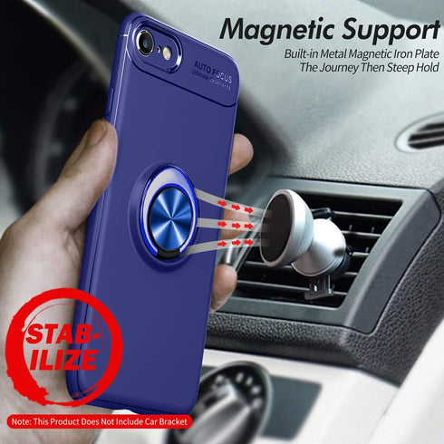 Asuwish Phone Case for iPhone 6plus 6splus 6/6s Plus with Tempered Glass Screen Protector Cover and Ring Holder Kickstand Cell Accessories iPhone6...