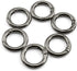 6pcs 29mm Round Spring Snap Hooks Clip DIY Accessories for Handbag Purse Shoulder Strap Key Chains Buckle Zinc Alloy Circle Round Metal Spring Key...