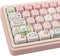 Hyekit PBT Keycaps for Mechanical Keyboard - 145 Keys Pink Pig Keycaps, Dye-Sublimation Cute Keycaps MOA Profile Custom Keycaps for Cherry Gateron...