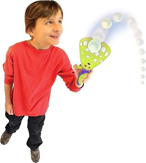 Geospace The Original Pop 'N Catch Family Game, Double Set - Launch & Catch The Ball! Perfect for Backyard Play, Beach Play, Tailgate | Fun for Ki...