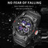 KXAITO Men's Analog Sports Watch Military Watch Outdoor LED Stopwatch Digital Electronic Large Dual Display Waterproof Tactical Army Wrist Watches...