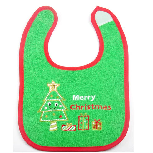 Christmas Baby Bibs 4pcs, First Xmas Baby Gift, for Babies Newborns and Toddler...