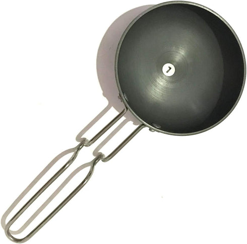 SHRIYA Tadka Pan Mini Fry Pan Spice Heating Aluminium Tadka Dal Large for saag dal kadhi dhokla Vaghariya Mini Wok...