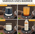 Mug Warmer for Desk, Coffee Cup Warmer Auto Shut Off, Candle Warmer Plate with Timer(2h/4h/8h) (04-Black)...