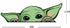 2 Pack - Peeking Baby Yoda Vinyl Decal Sticker for Cars | Trucks | Vans | SUVs | Walls | Windows | Laptops | Notebooks | Cups | Bottles | Size: 5"...
