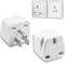 UK to US plug adapter, OFOAEEA 2 Pack UK to US America Plug Adapter, UK Plug Adapter to USA Converter, Converts All Type G Plugs from United Kingd...