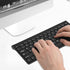 Mini Wired Keyboard and Mouse Set Compact Size, Light Weight, Ultra-Thin Design USB Keyboard Optical Mouse Combo for PC Laptop(Black)...