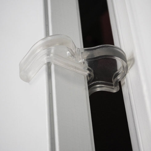 KidKusion Door Pinch Guard | 2 Pack | Clear | Baby Safety Finger Protectors | Durable Child Safety...