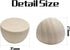 Natural Half Wooden Balls,20pcs 35mm Diameter Unfinished Wooden Balls Split Wood Beads No Holes Hemisphere Wood Ball Crafts Supplies for DIY Proje...