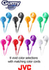 JVC HAF160V Gumy Ear Bud Headphone Violet...