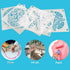 64 pcs (90 mm x 90 mm) Painting Stencils, DaKuan Mandala Dot Stencil for Artistic Creation, Murals, Books, Fabrics, DIY Artistic Creation, Reusabl...