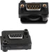 QIANRENON DB9 Panel Mount Straight Through Connector Adapter 9-pin RS232 Serial Female to Male Panel Mount Socket Converter Coupler, for Video Net...