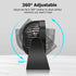 Desk Fan with Strong Airflow, 6.8 Inch Quiet Small Portable Table Fan, Brushless motor, 3 Speed Settings, 360° Adjustable Tilt Head, Rechargeable,...
