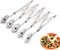 Stainless Steel 5 Wheel Pastry Cutter, Adjustable Baking Cutter Roller, Cookie Dough Cutter Divider, Pizza Slicer, 9.0x2.0 inches, 0.2 kg...