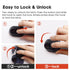 EUDEMON 3 Pack Child Safety Locks, Childproof Strap Locks for Drawers, Fridges, Toilets, Cupboards, Ovens, Cabinets, Multi Use Baby Cabinet Latche...
