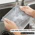 3Pcs Multipurpose Wire Dishwashing Rags for Wet and Dry, Double Stainless Steel Scrubber, Thickened Washable and Reusable Wire Dishwashing Rags fo...
