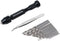 Precision Pin Vise Hand Drill with 25pcs Micro Twist Drill Bits Set (0.5-3.0mm) Mini Hand Drill Rotary Tool for PCB,Metal,Wood,Jewelry,Plastic,Res...
