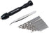 Precision Pin Vise Hand Drill with 25pcs Micro Twist Drill Bits Set (0.5-3.0mm) Mini Hand Drill Rotary Tool for PCB,Metal,Wood,Jewelry,Plastic,Res...