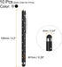 MECCANIXITY 10pcs Glitter Rhinestone Stylus Pens for Touch Screens Universal Metal Capacitive Pen for Phone All Capacitive Touch Screen Device, Bl...