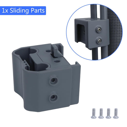Reinforced Retractable Baby Gate Replacement Parts Kit, Retractable Dog Gate Full Set Wall Mounting Hardware Retractable Pet Gate Accessories with...